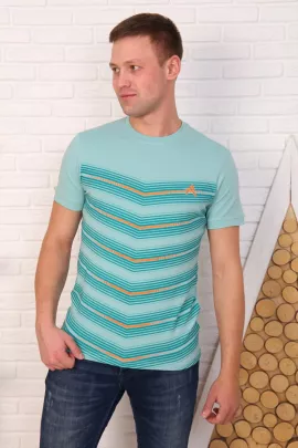 Футболка мужская 16547 ментоловый последний размер