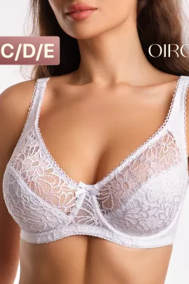 Бюстгальтер кружевной OIRO с цветочным принтом MARTA 2806