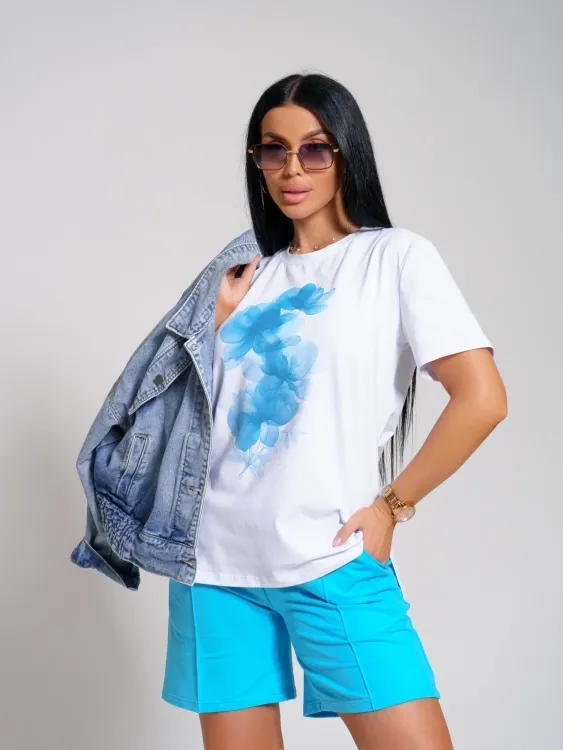 Костюм с шортами женский 872126