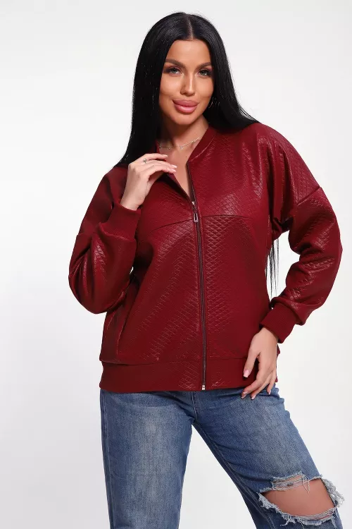 Женский бомбер на молнии 20691