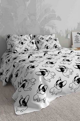 КПБ бязь Премиум - Бульдоги