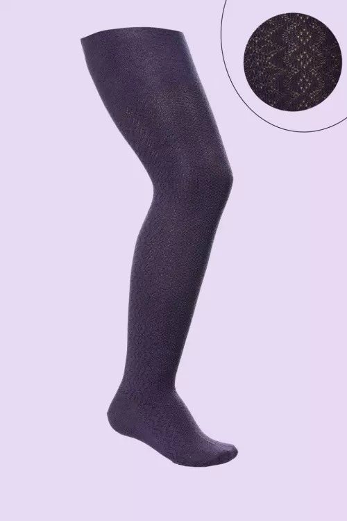 Колготы детские Кружево синий последний размер