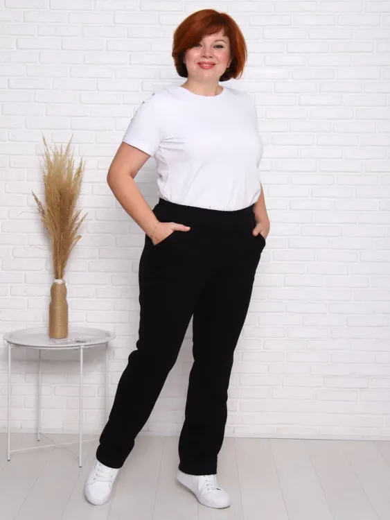 Брюки Зара чёрный последний размер