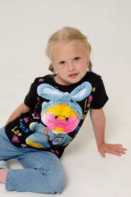 Футболка детская 5126 черный последний размер