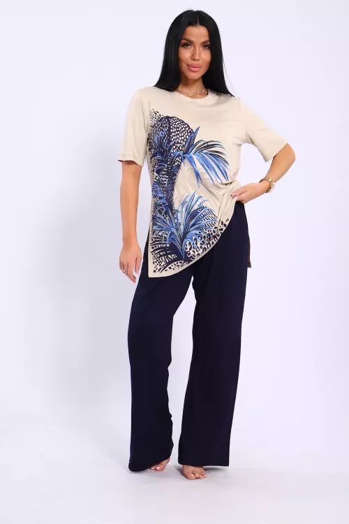 Костюм женский с брюками 694462