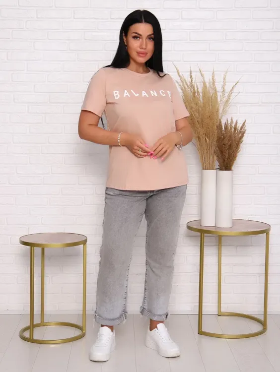 Баланс(кофе) футболка женская