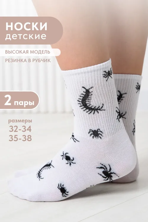 Носки детские Сороконожка (набор 2 пары)