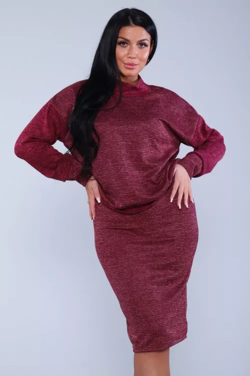 Костюм 20658 бордовый последний размер