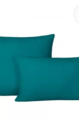 Трикотажная наволочка на молнии Бирюза 258 70х70 258