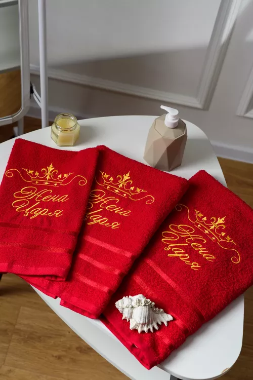 14418/3 Жена царя полотенце махровое плотность 350гр