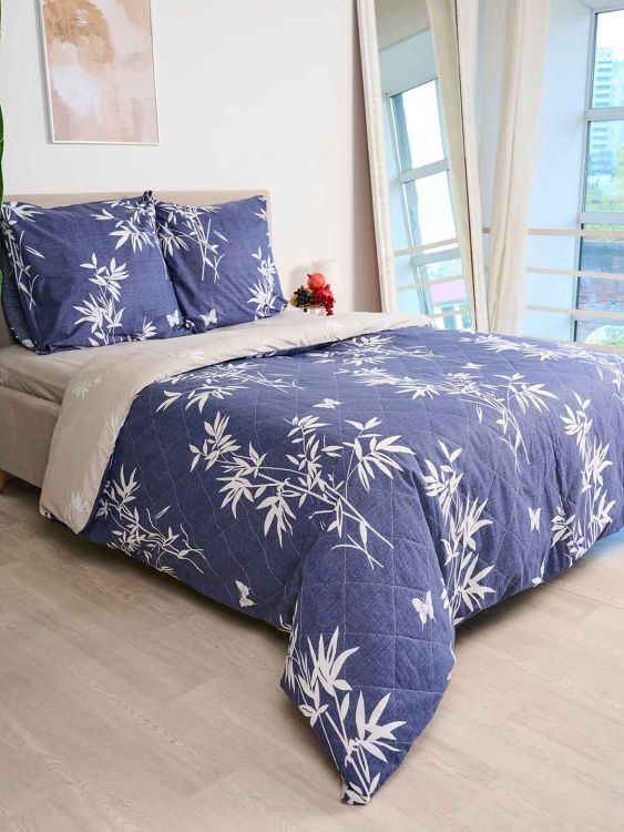 КПБ Перкаль Зима-лето с прост. на резинке - Бамбук