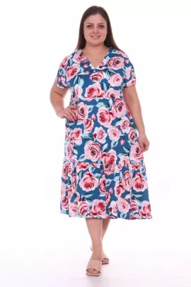 Платье Милания индиго последний размер