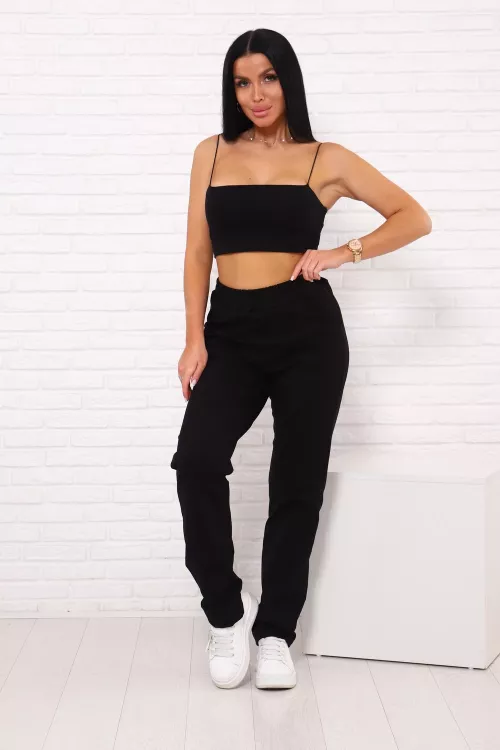 Брюки женские 3230 черный последний размер