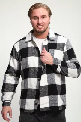 Рубашка мужская в клетку РМК-01