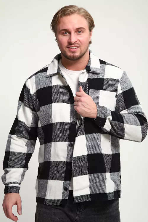 Рубашка мужская в клетку РМК-01
